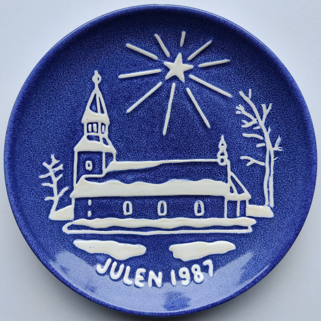 Johgus juleplatte 1987: Gudhjem Kirke