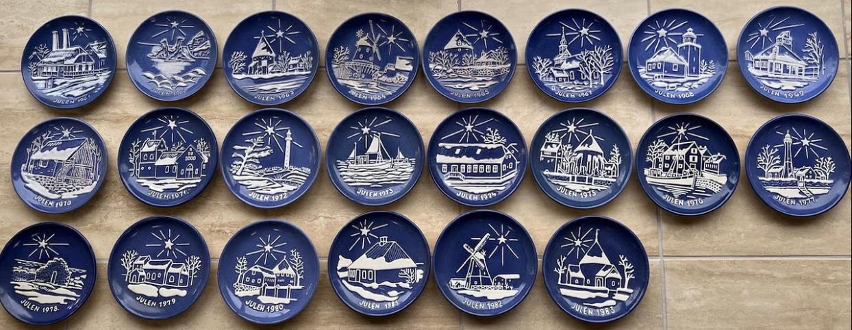 Samling af Johgus Juleplatter